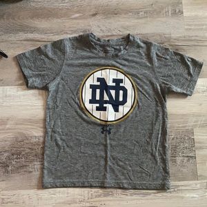Under Armor Notre Dame Yankee mashup tee